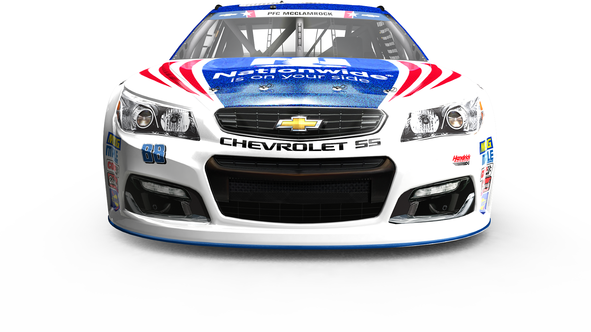 Patriotic Look For Earnhardt's Nationwide Chevy Unveiled - Earnhardt Management Company (1920x1080), Png Download