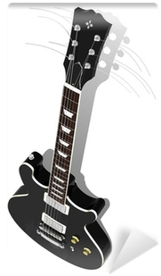 Electric Guitar Vector Illustration Wall Mural • Pixers® - Electric Guitar (400x400), Png Download