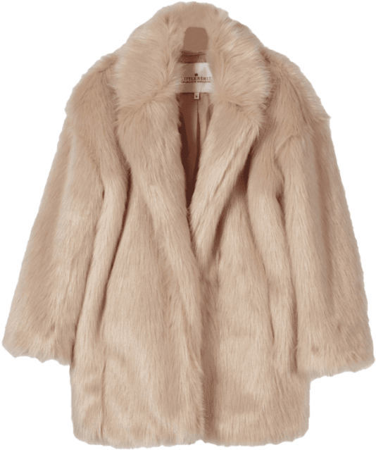 Free Png Little Remix Jr Fur Coat Cardy Png Images - Designers Remix Pink Fur (850x638), Png Download