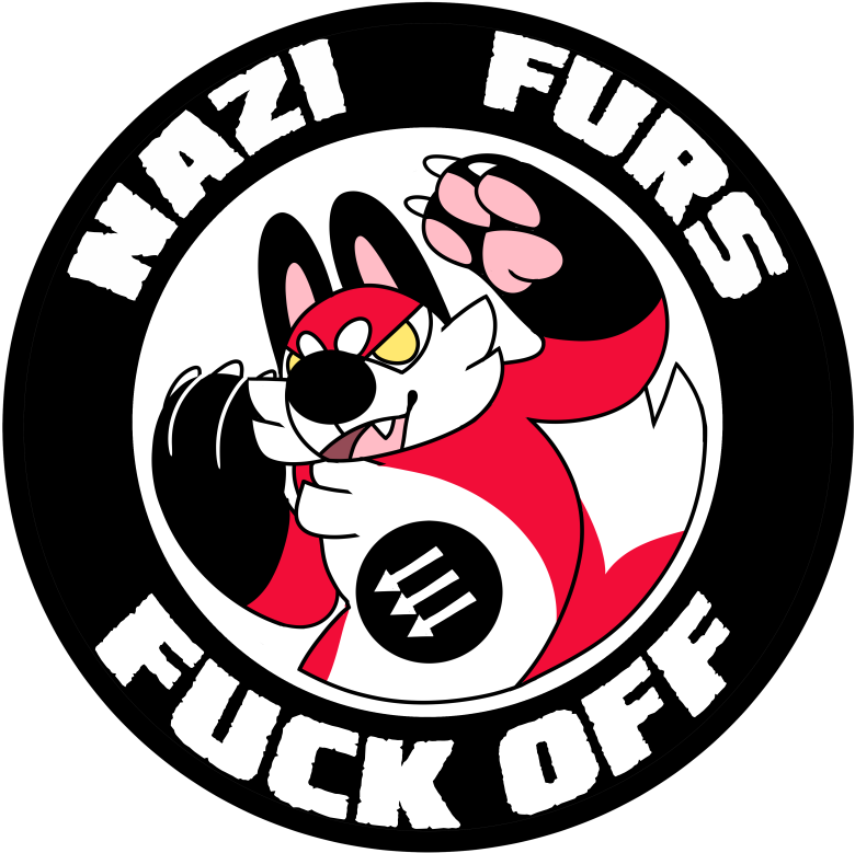 31 Replies 293 Retweets 478 Likes - Nazi Furs Fuck Off (800x800), Png Download