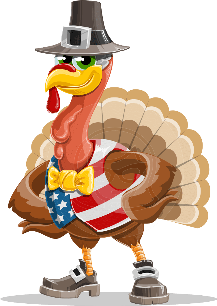 Jonathan Turkey The Patriot - Thanksgiving (957x1060), Png Download