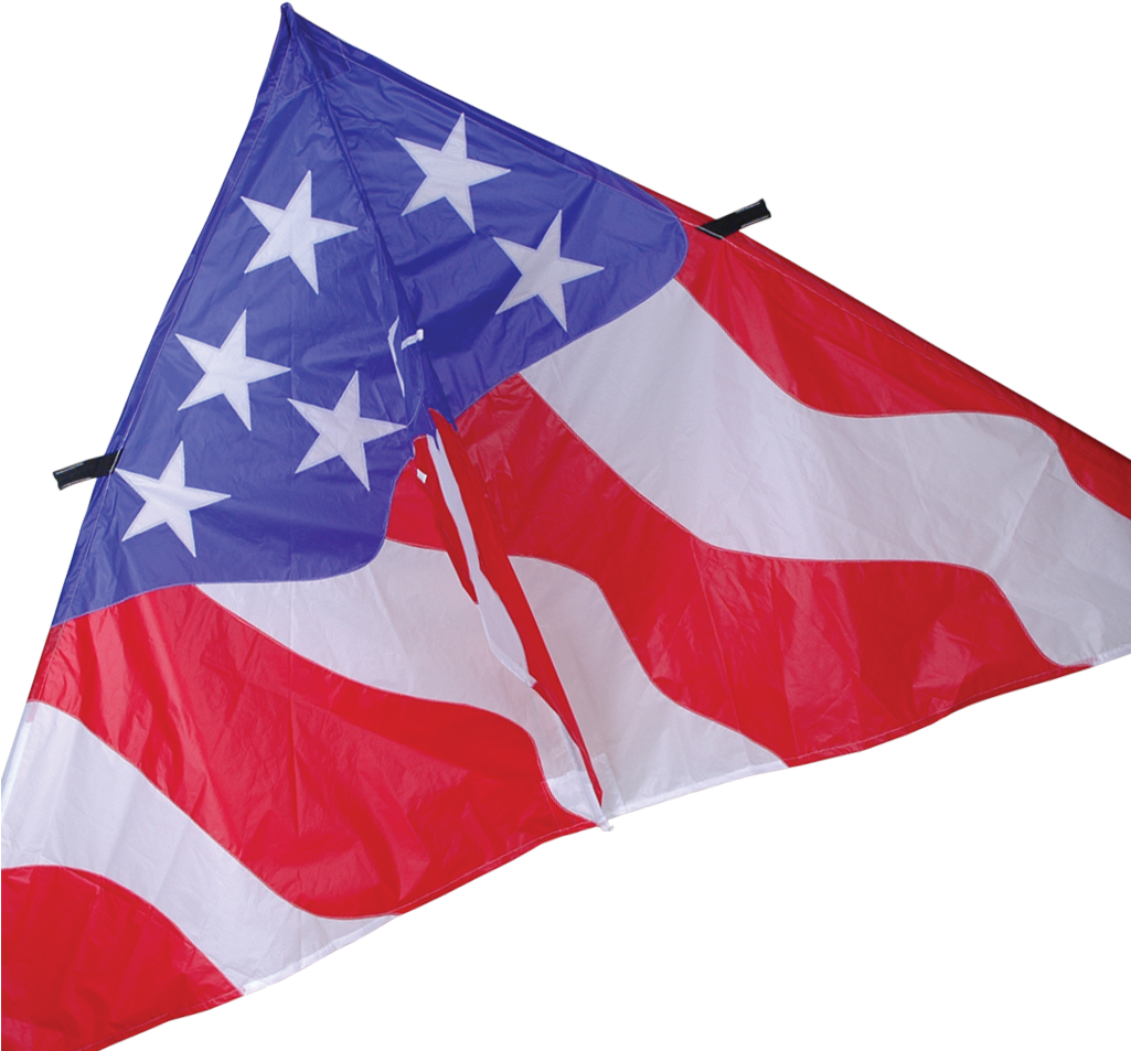 Delta Kite - 9 Ft. Patriotic Delta Kite (1024x1024), Png Download