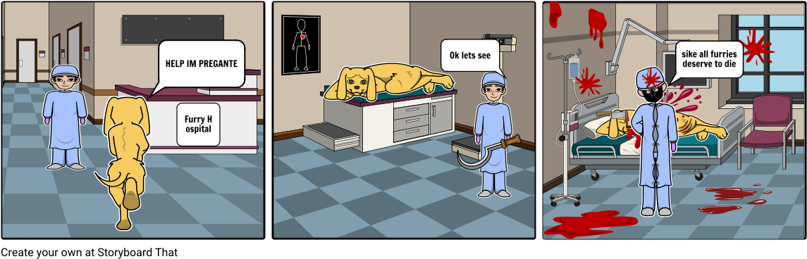 Furry Hospital - Hospital (1164x385), Png Download