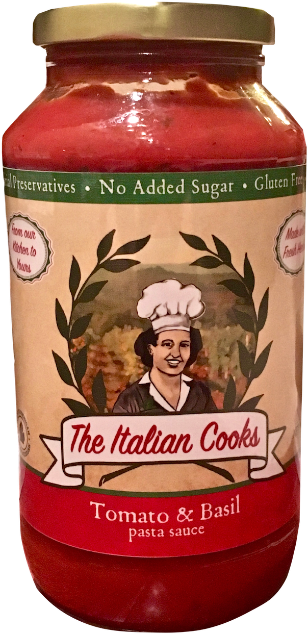 Tomato & Basil Sauce - Bottle (1000x1333), Png Download