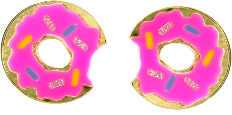 Xl Donut Earrings - Circle (1024x768), Png Download
