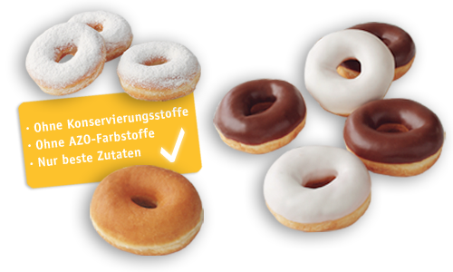 New In Our Donut Range - Doughnut (500x300), Png Download