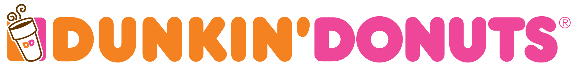 World Dunkin Donuts Png Logo - Dunkin Donuts High Resolution Logo (2250x525), Png Download