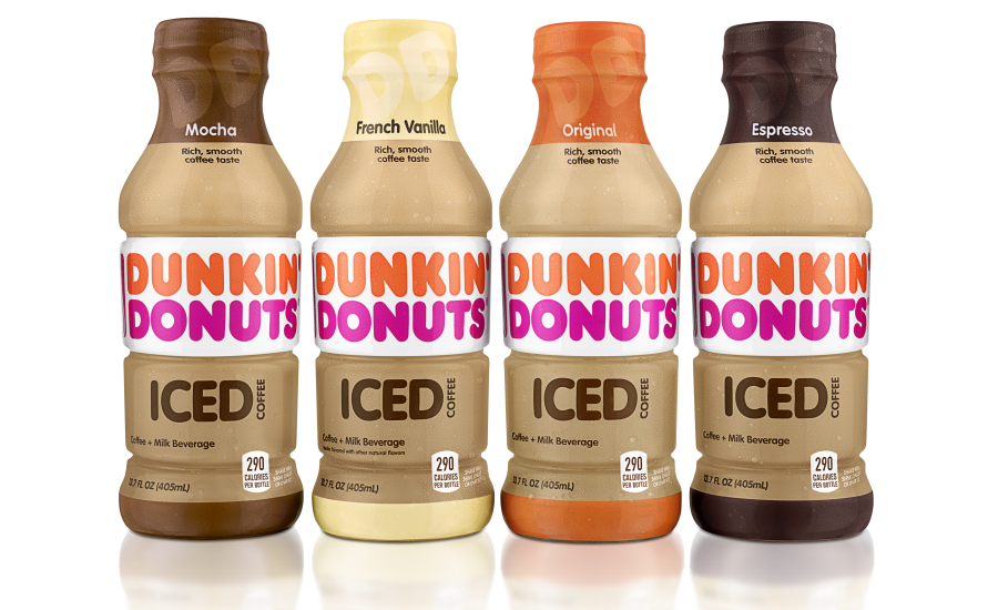 Dunkin Donuts Rtd Coffee Web - Dunkin Donuts Coffee Bottles (900x550), Png Download