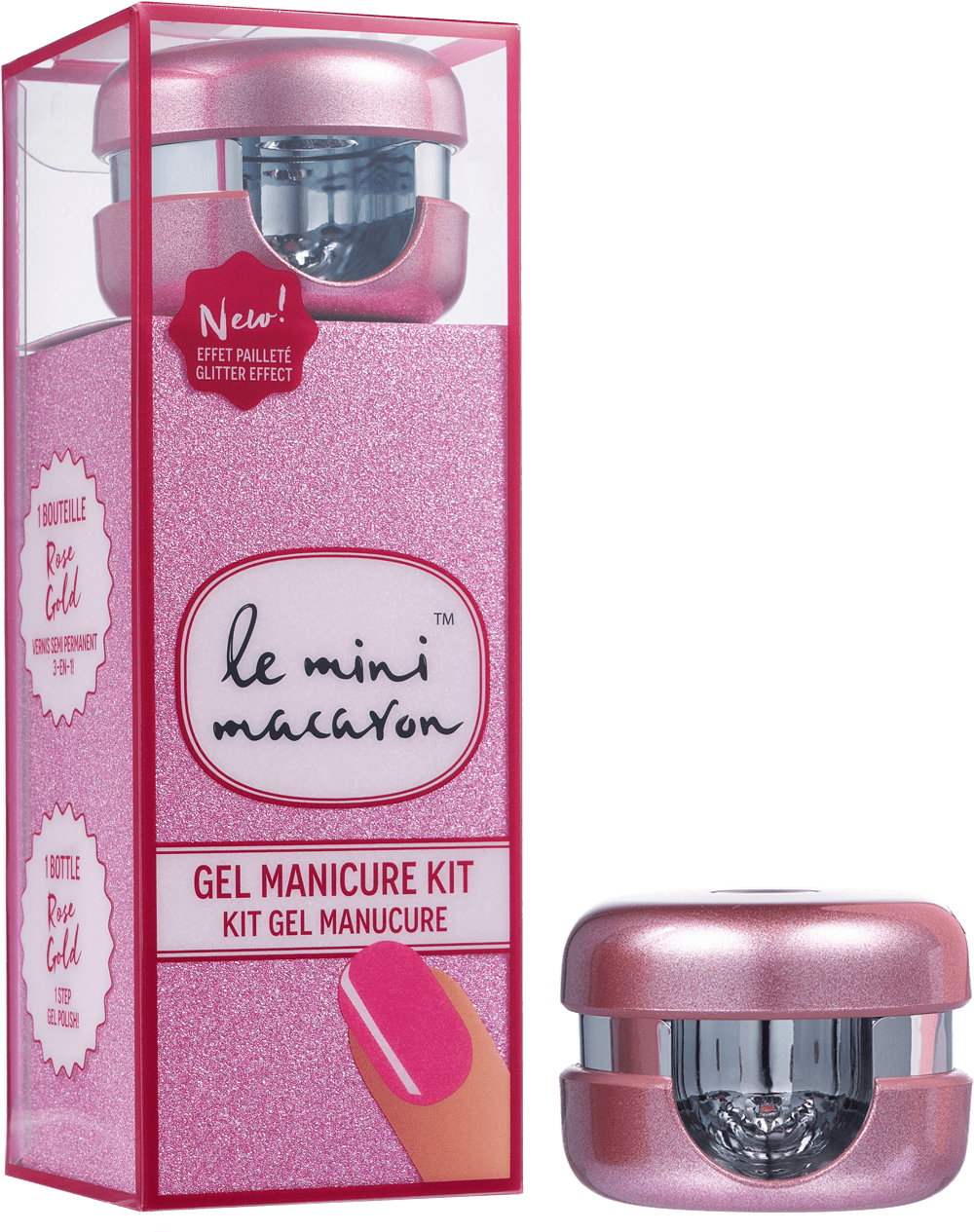 Rose Gold Glitter - Le Mini Macaron Kit Rose Gold (2000x2000), Png Download