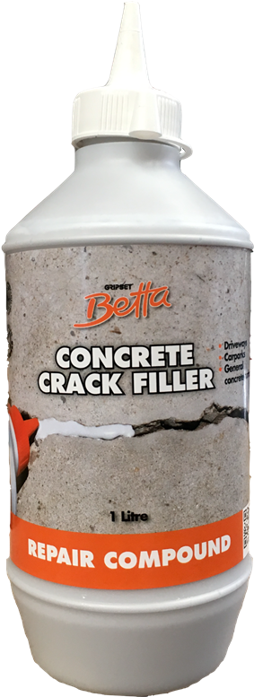 Gripset Betta 1l Concrete Crack Filler - Concrete (800x800), Png Download