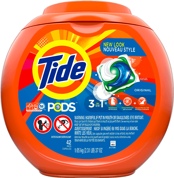 Tide Pods® Laundry Detergent Original Scent - Tide Pods (1200x788), Png Download