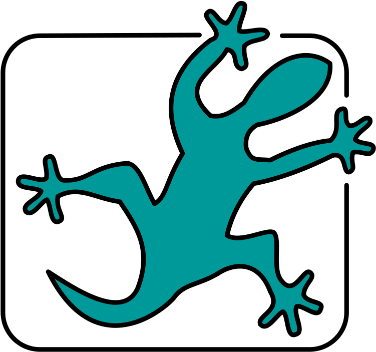 Gecko Clipart Turquoise - Lizard Clip Art (800x800), Png Download