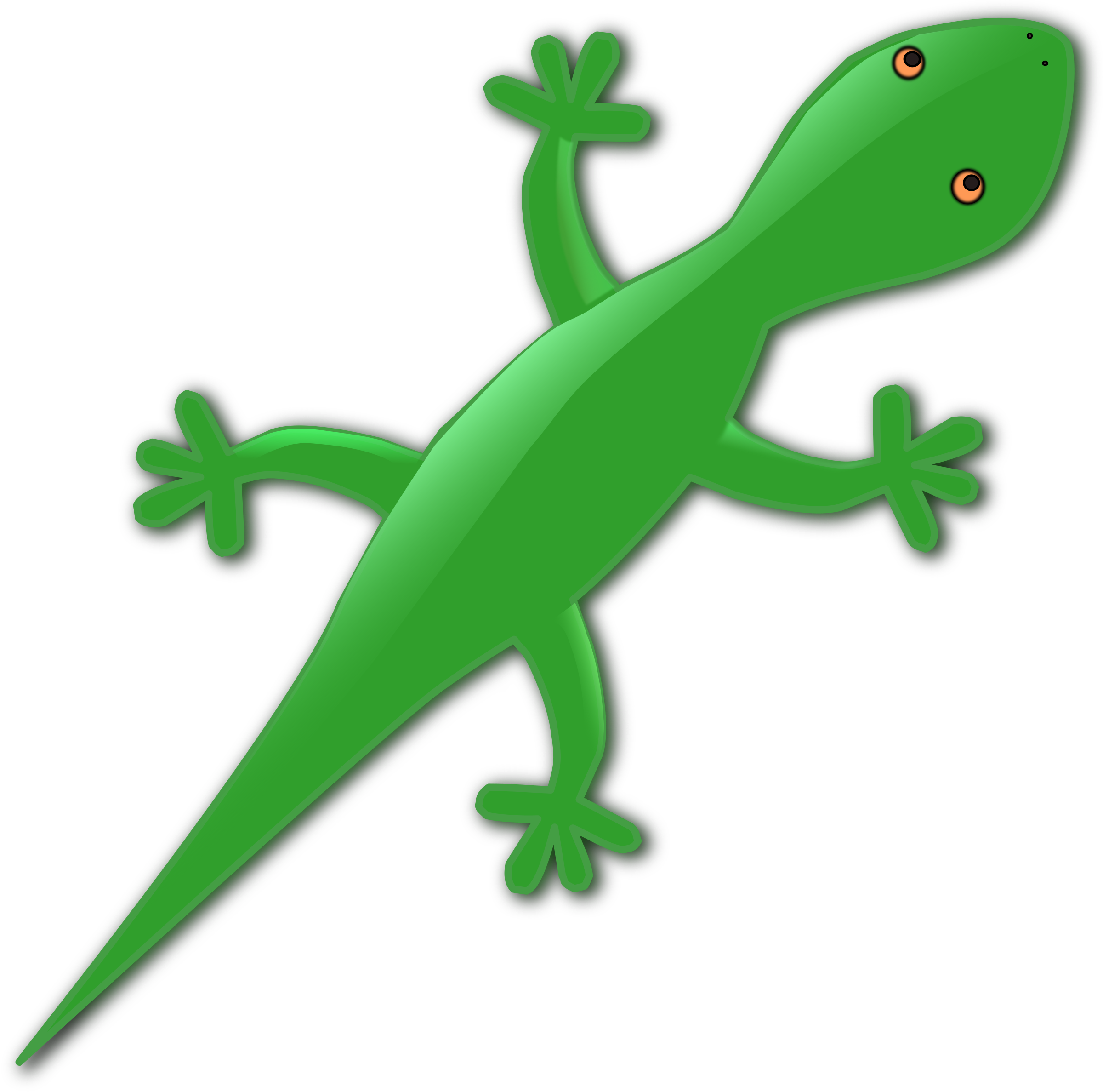 Png Library Stock Big Image Png - Lizard Clip Art (2400x2375), Png Download