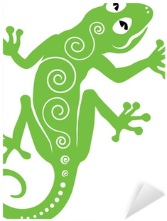 Adorable Swirly Lizard Sticker (400x400), Png Download