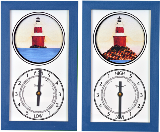 Tidepieces By Alan Winick - Tidepieces - Tidal Clock - Sandcastle (600x473), Png Download