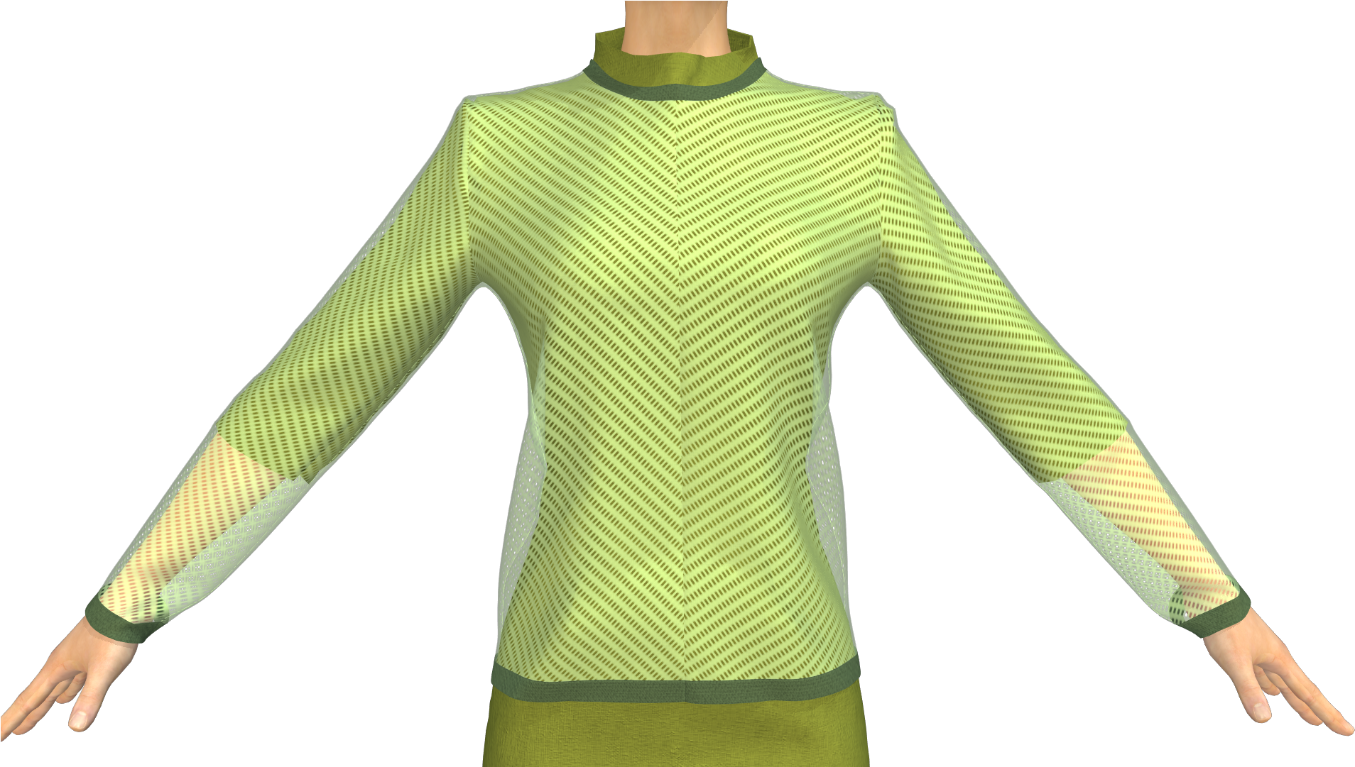 Fabric In The Texture Channel As A Repeated Tile Map - Long-sleeved T-shirt (1920x1080), Png Download