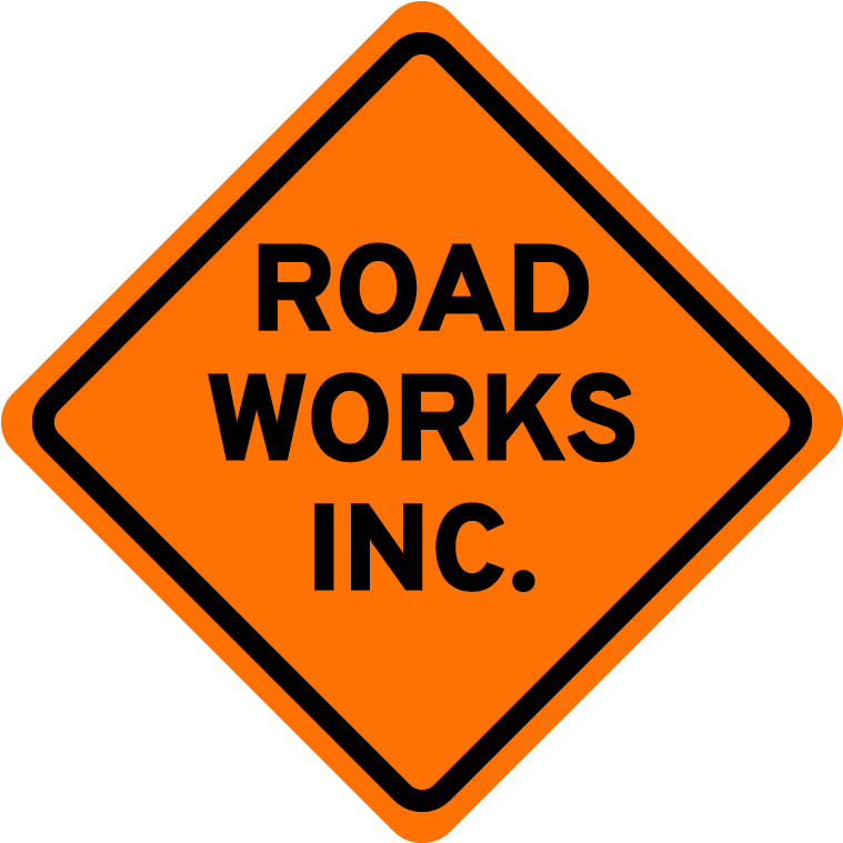 Pause - Road Signs Rough Road (800x800), Png Download