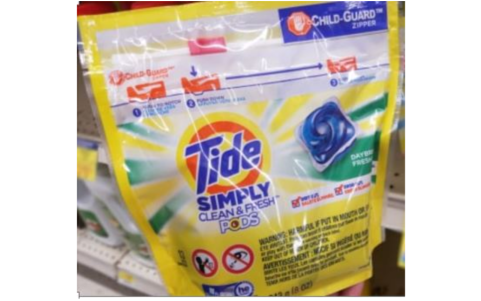 Tide Detergent Liquid Pods, Free & Gentle (600x300), Png Download