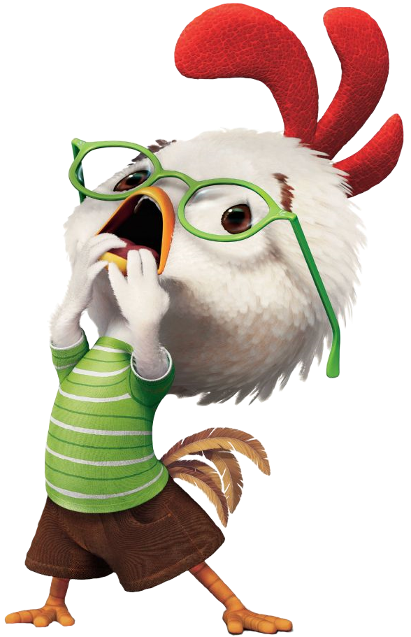 Ace Chicken Little Nervous - Chicken Little Png (637x973), Png Download