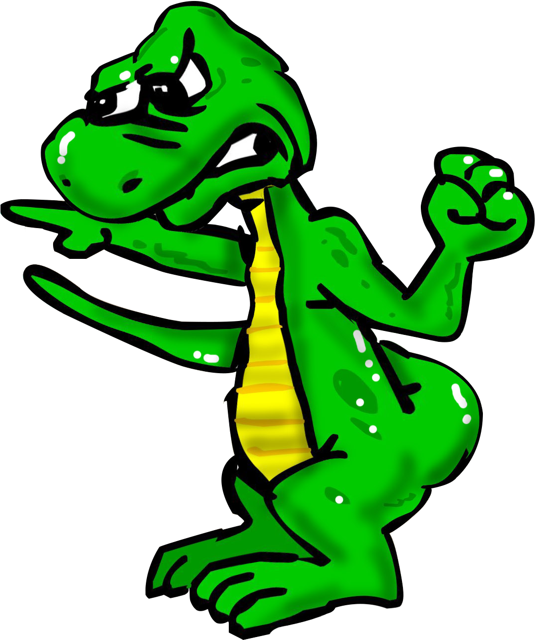 Angry Lizard - Angry Lizard Cartoon (1708x1341), Png Download