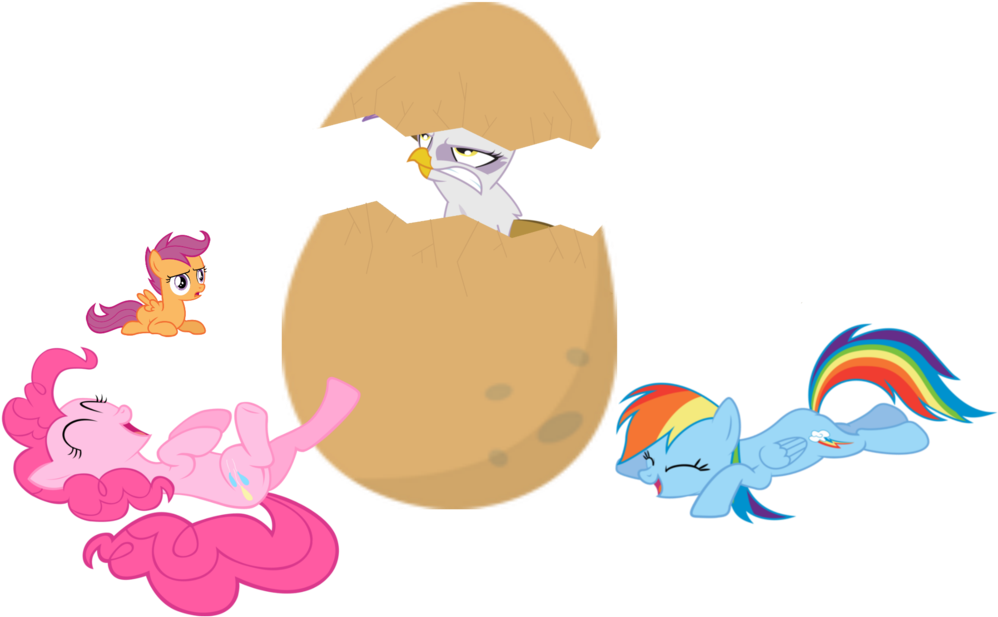 Pinkie Pie Rainbow Dash Scootaloo Princess Luna Fluttershy - Pinkie Pie Vector (1024x688), Png Download