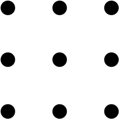 Dot And Line Puzzle - 9 Dot Line Test (500x500), Png Download