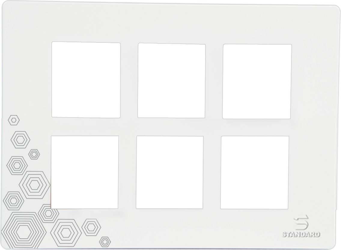 12 M Rhomb Cover Plate White Rhomb Ivy Modular Range - Vector Graphics (1200x1140), Png Download