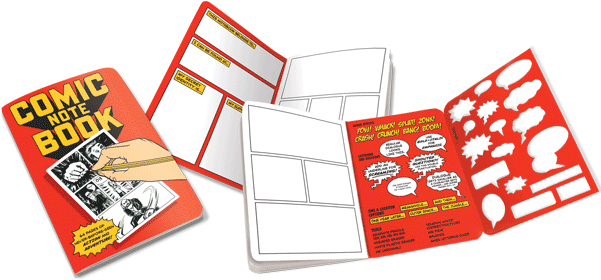 Unemployed Philosophers Guild Comic Book Notebook - Comic Book Notebook (600x600), Png Download