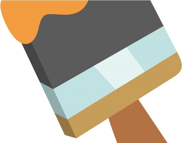 Paint Brush Painbrush Free On Dumielauxepices Net - Paint Brush Vector Png (640x480), Png Download