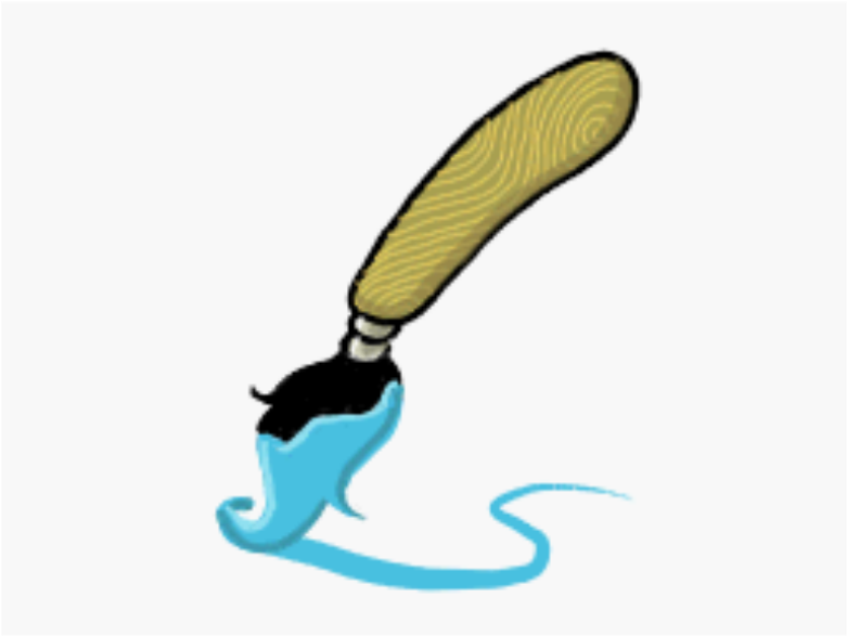 Paint Brush Clip Art Png - Paintbrush (900x675), Png Download