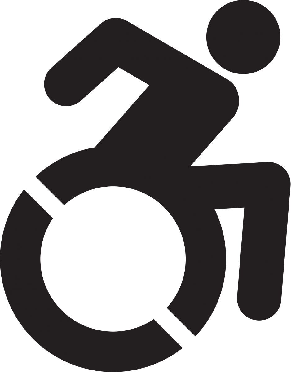 Handicap Tranparent - Wheelchair Logo (939x1200), Png Download