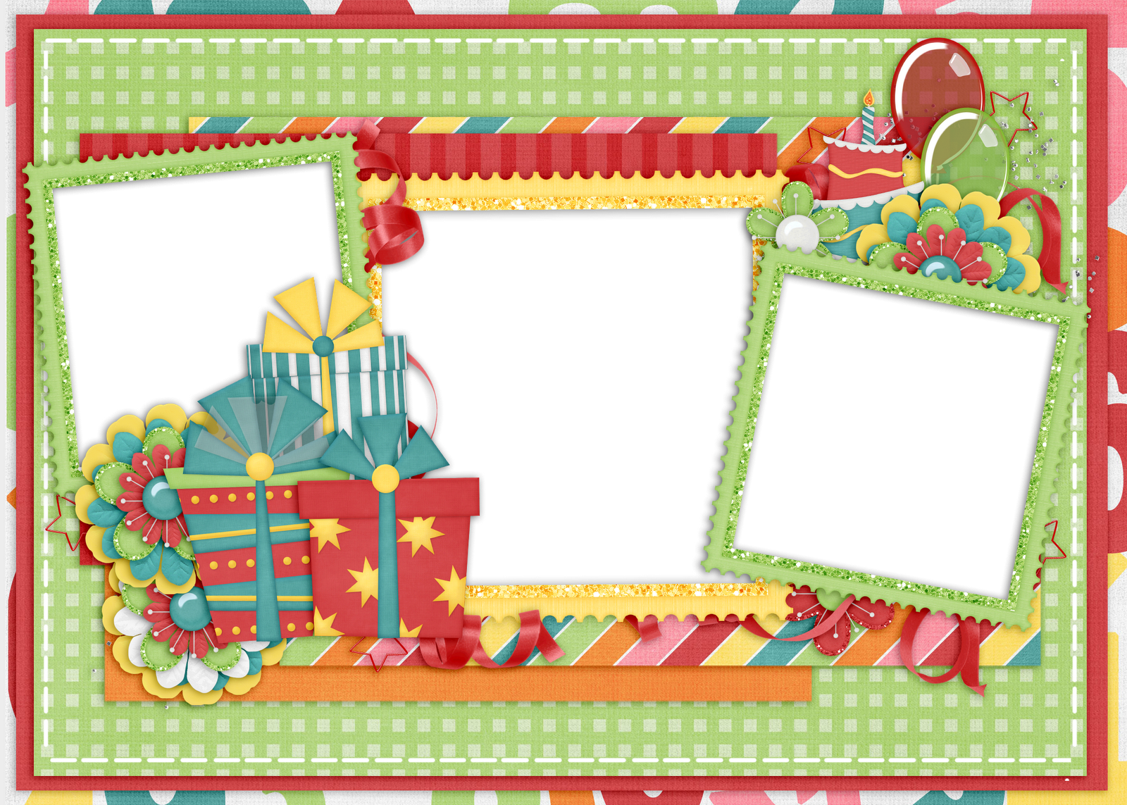 Marcos Gratis Para Fotos - Marcos Fotos Cumpleaños Mujer (1600x1143), Png Download