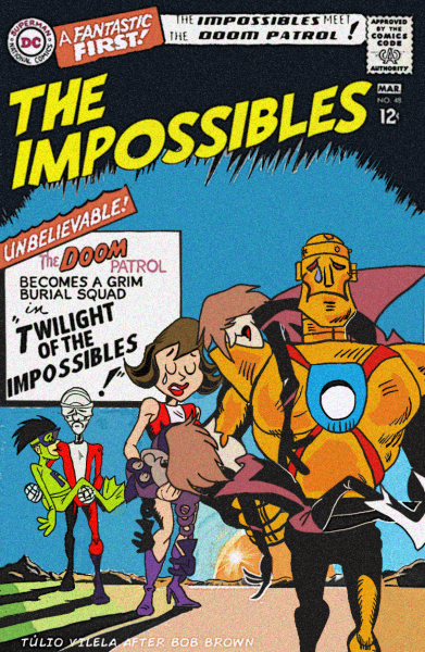 Doom Patrol Vs Impossibles - Doom Patrol (391x600), Png Download