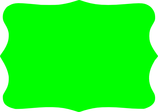 Bracket Text Frame Png - Green Bracket Frame Png (600x425), Png Download