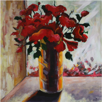 Flowers In Vase - Bouquet (450x450), Png Download