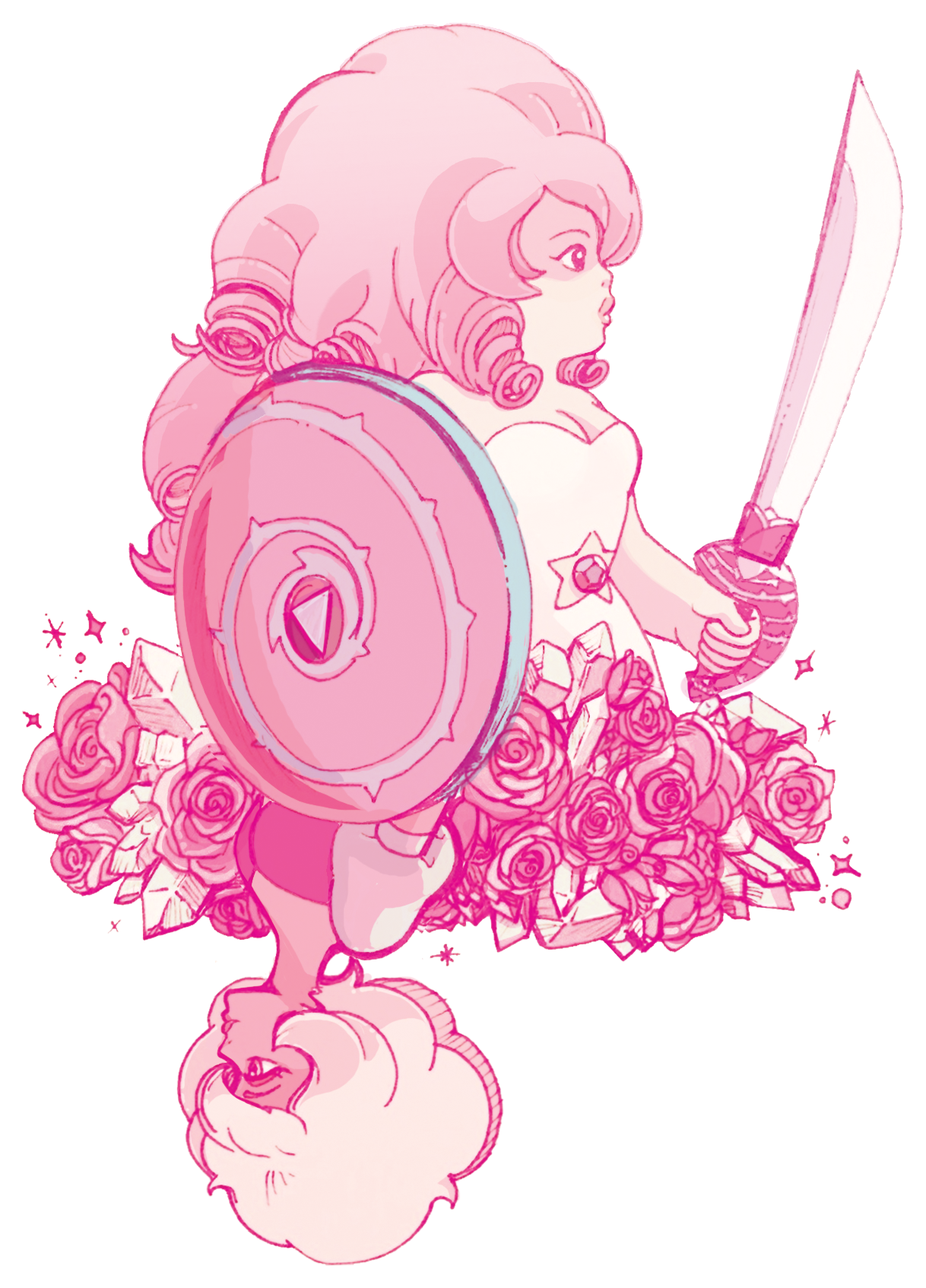 Pink Does More Than You Think • Hollarity • Tictail - Steven Universe Pink Roses (1500x2100), Png Download