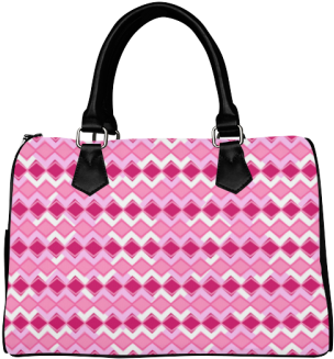 Pink Diamonds Boston Handbag - Peter Cafe Slytherin Harry Potter Barrel Type Handbag (500x500), Png Download
