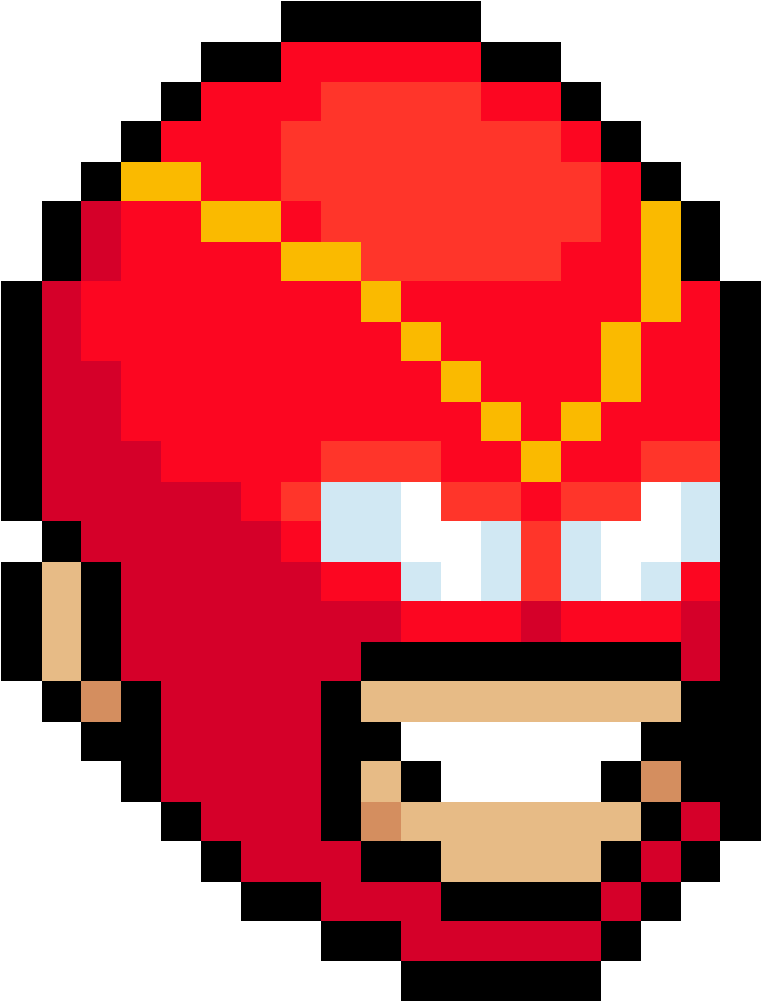 R Superhero Mask - Easy Pixel Art People (1000x1000), Png Download