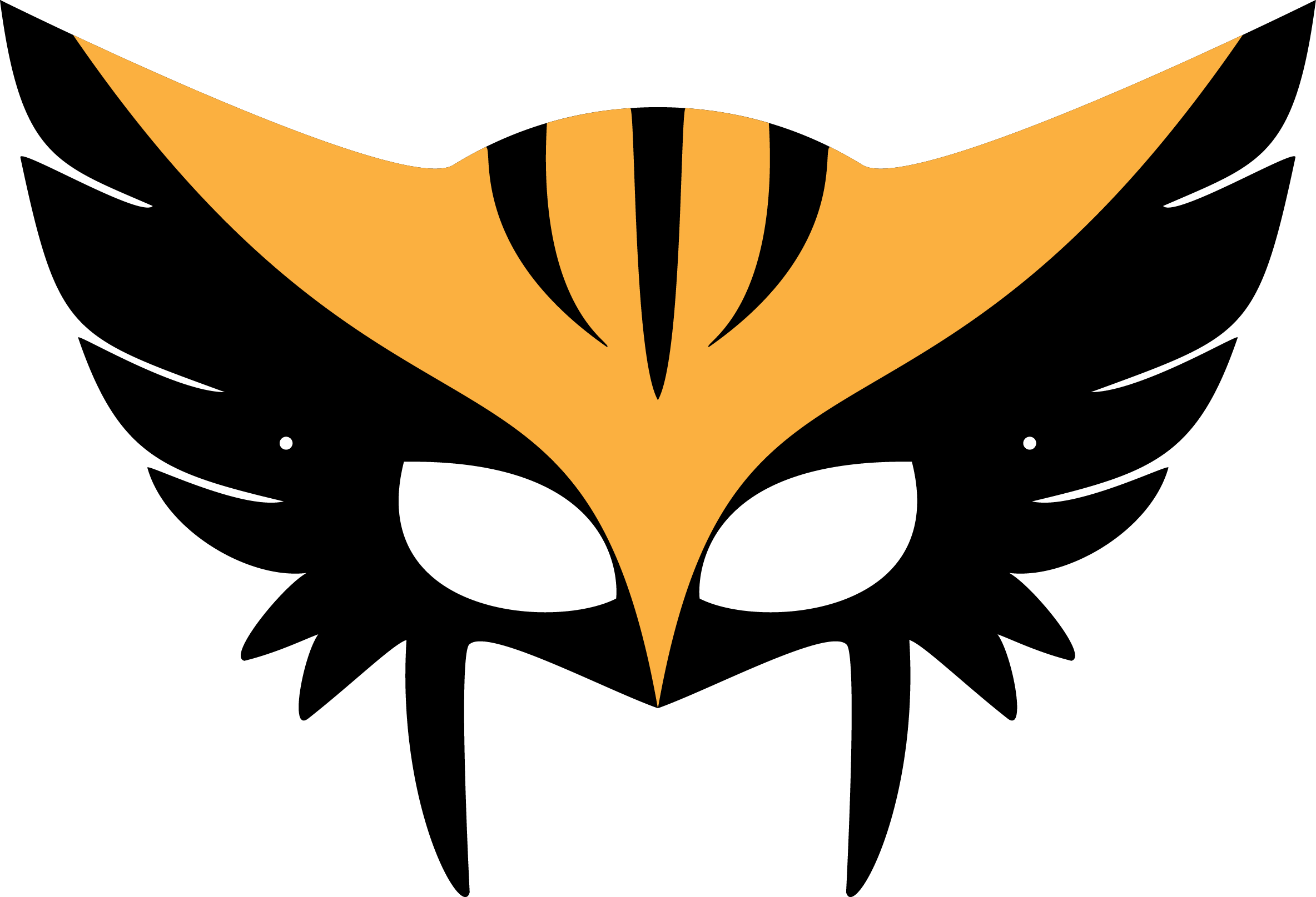 Cut It Out - Hawkgirl Printable Mask (2367x1615), Png Download