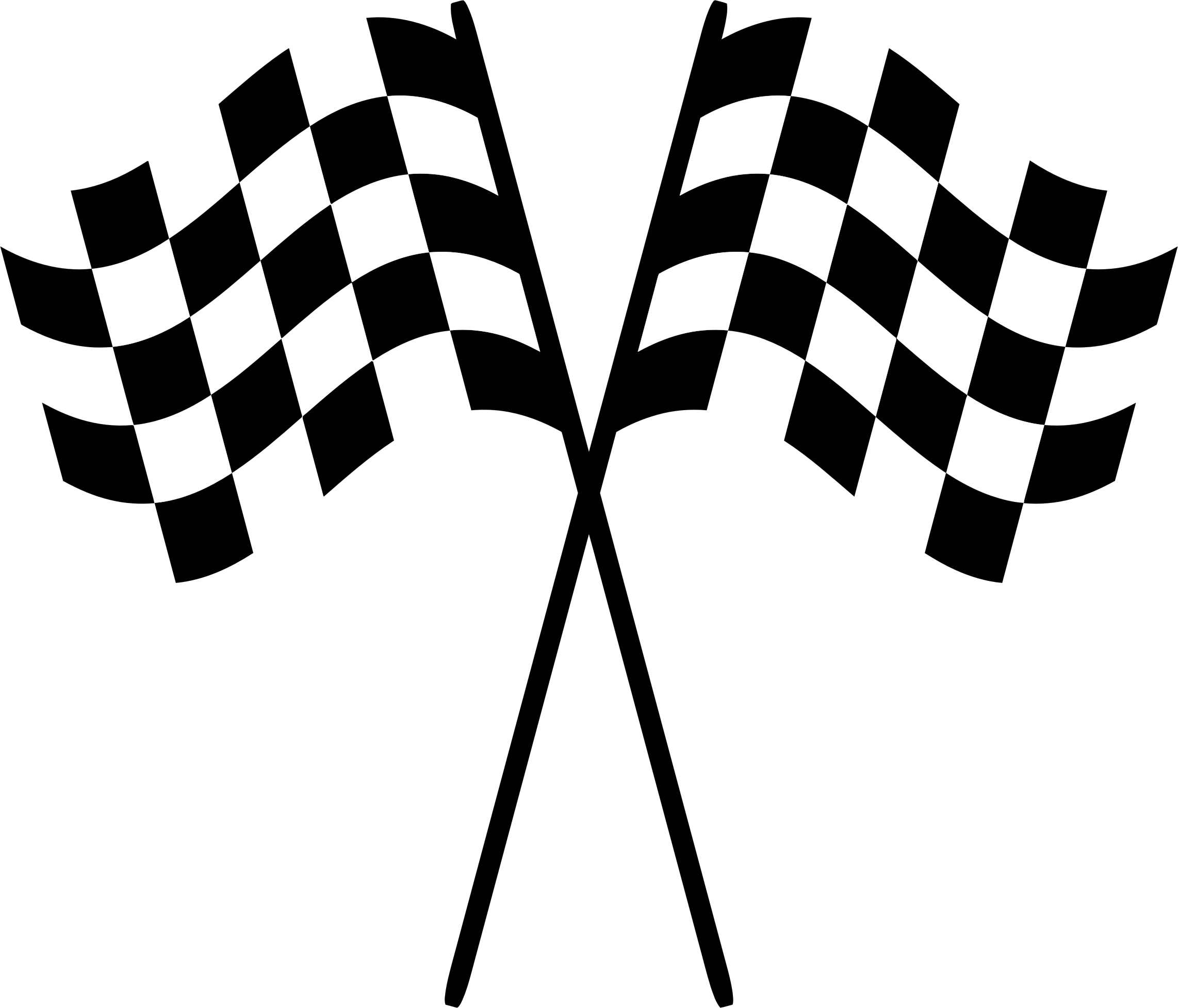 This Free Icons Png Design Of Checkered Racing Flags (2284x1954), Png Download