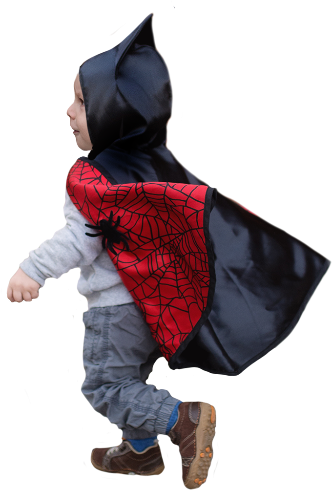 Baby Spider Bat Cape - Great Pretenders Toddler Bat Cape (726x1056), Png Download
