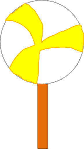 Banana Lolipop New (290x515), Png Download