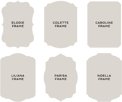 Printable Fancy Shapes For Kids - Die Cut Invitation Shapes (436x369), Png Download