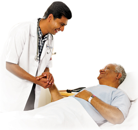 Donate To Us - Doctor With Patient Png (450x450), Png Download