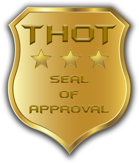 Thot Seal Of Approval Badge - Emblem (1000x1000), Png Download