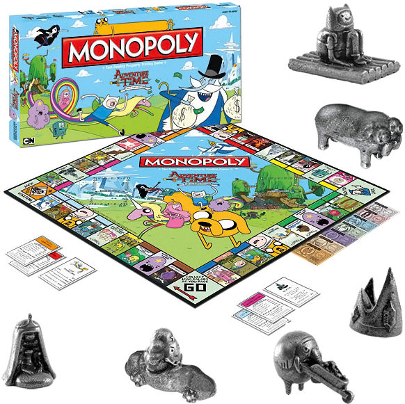 Adventure Time Monopoly - Adventure Time Collector's Edition Monopoly (600x600), Png Download