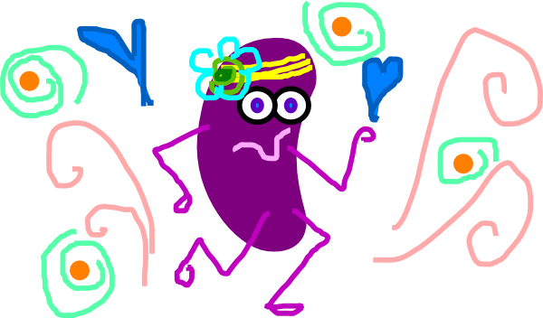 Jelly Bean Clipart Dancing - Dancing Jelly Bean Clip Art (600x352), Png Download
