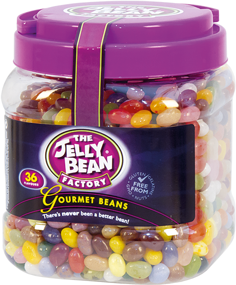 Jelly Bean Gourmet Mix Carry Jar - Jelly Bean Factory Gourmet Jelly Beans 75 G (494x600), Png Download