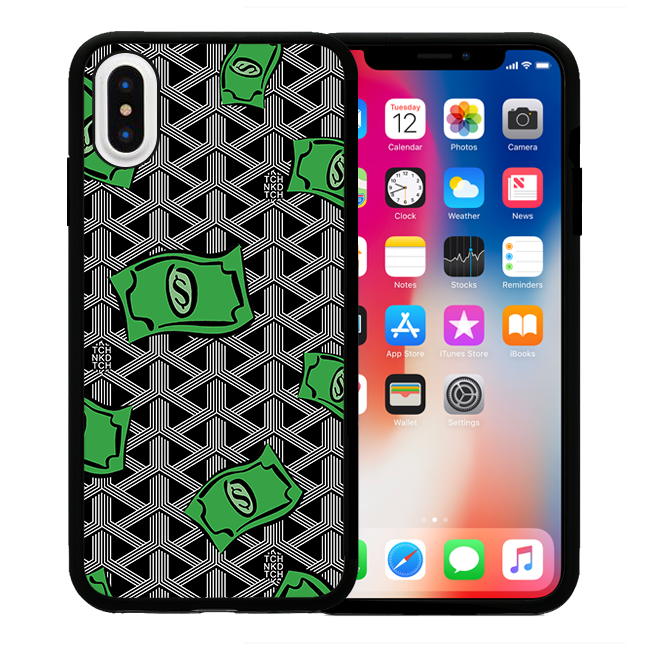 Cash Flow - Tech21 Evo Check Cover For Iphone X - White/clear (650x650), Png Download