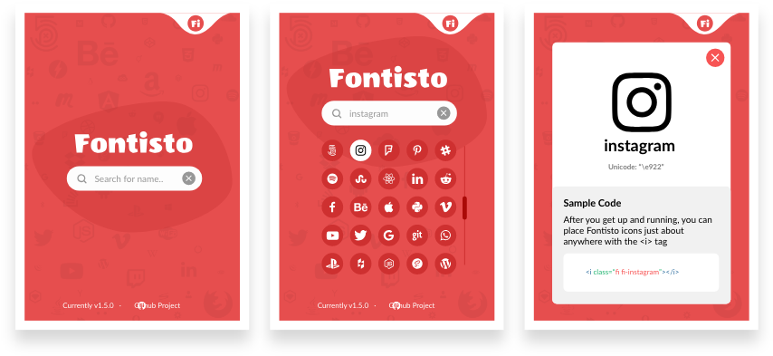Fontisto Browser Addon - Web Browser (869x409), Png Download